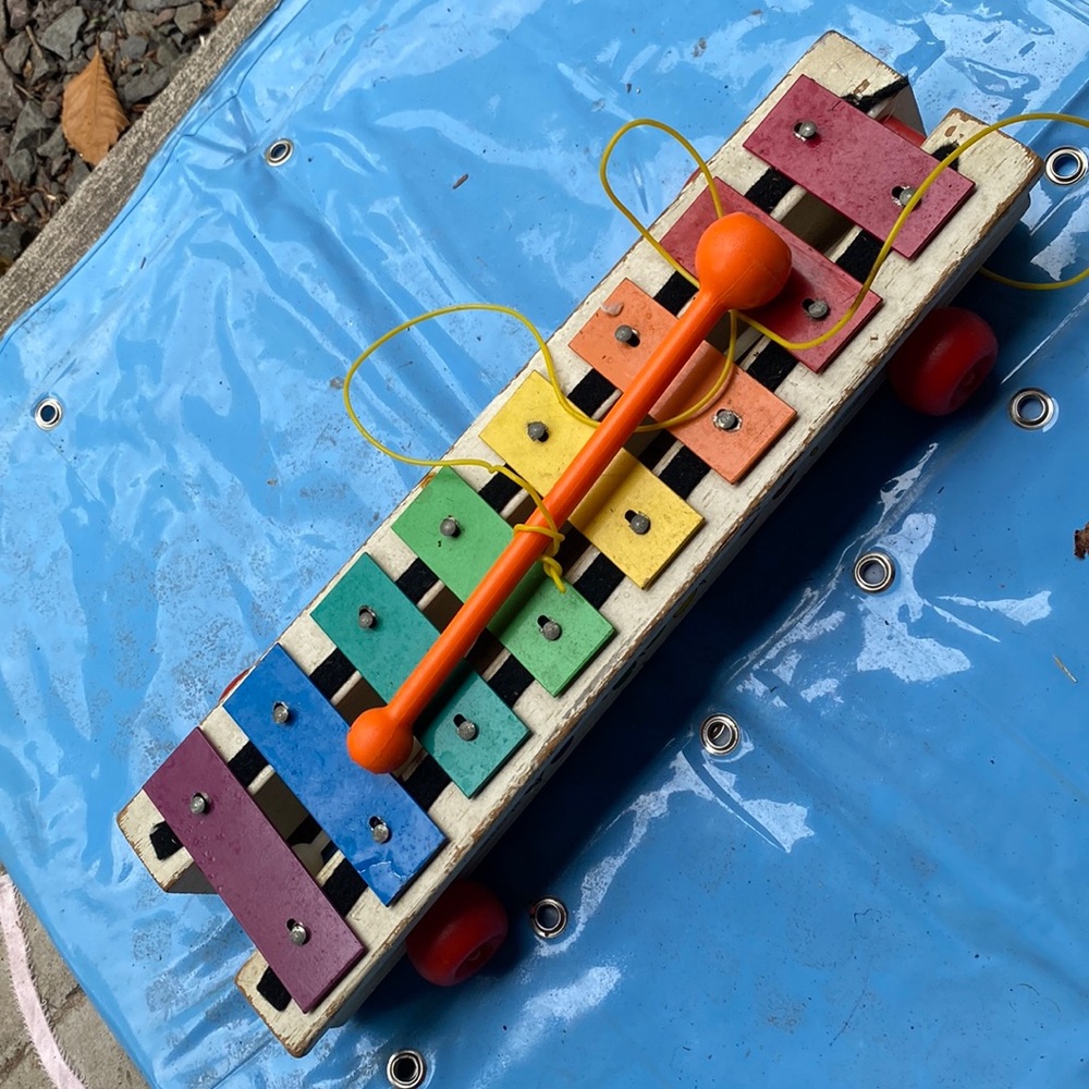 Vintage-1970s fisher price xylophone pull-toy - Picture 1 of 5